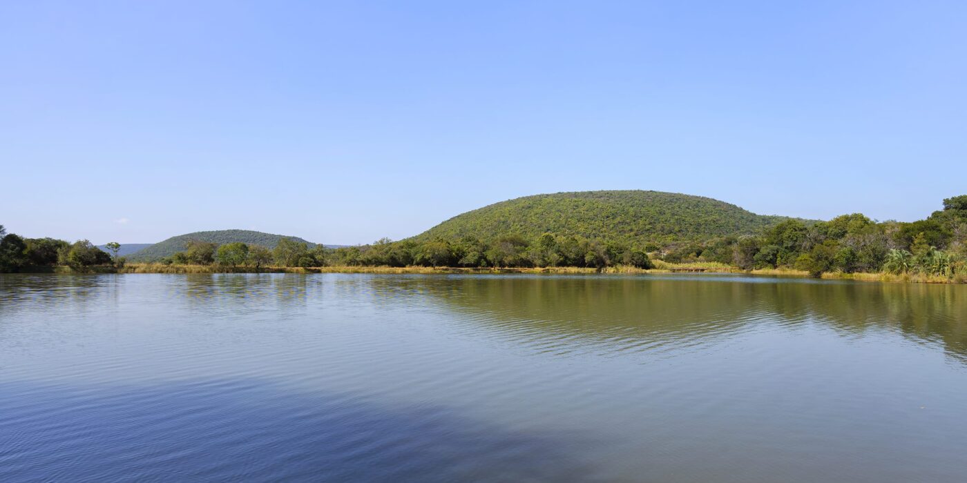 lake view from Hippo Lakes in South Africa